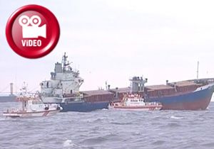 İstanbul da üç gemi çarpıştı